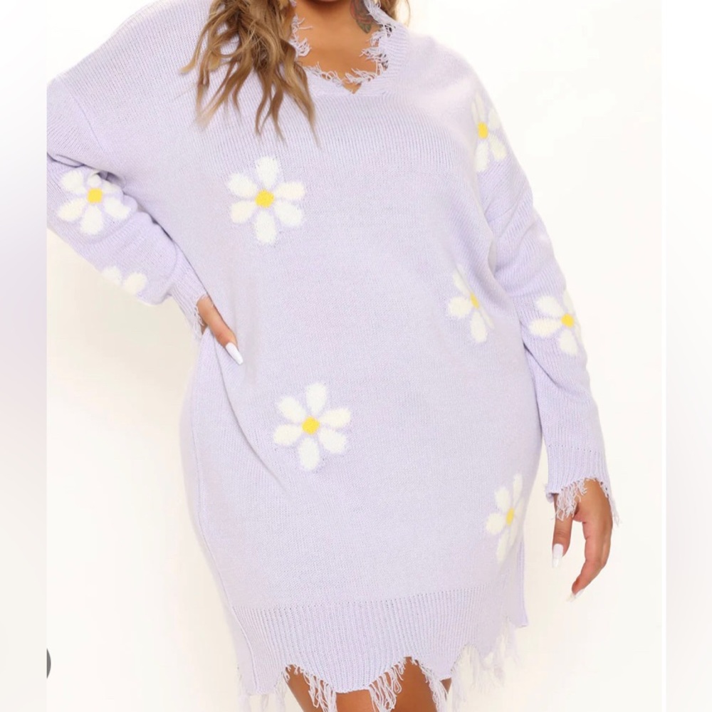 Fashion Nova Daisy Sweater Dress